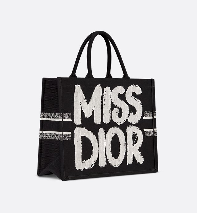 Large Dior Book Tote Front view